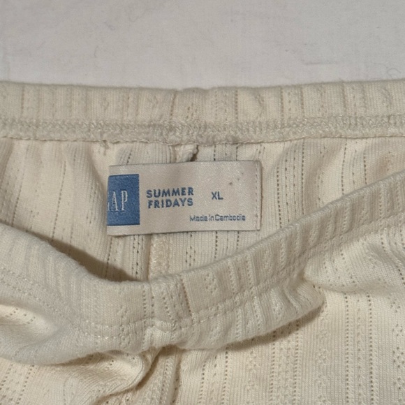 Summer Fridays Cream Ribbed Lounge Set - Picture 4 of 4